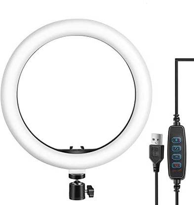 VISHCRISH Enterprise 10 inch Rainbow(Multicolor) Color LED Light Without Tripod Stand Ring Flash