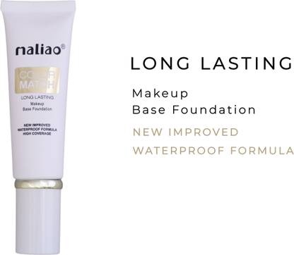 maliao Color Match Long Lasting Makeup Base Foundation New Improved High Coverage 50ml Foundation