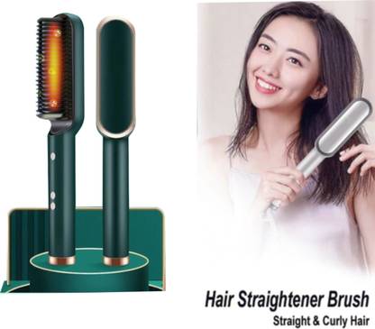 Fulkiza Hair Brush Curling Anti-perm Straight Hair Comb Hair Iron Hair Styler Tool S201 Professional HQT 909b Hair Straightener comb Styler 5 Temperature Control S201 Hair Straightener Brush