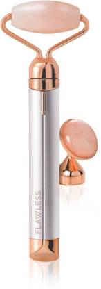WunderVoX Flawless Contour Vibrating Face Massager Rose Quartz Roller-X37 Flawless Contour Vibrating Face Massager Rose Quartz Roller Massager