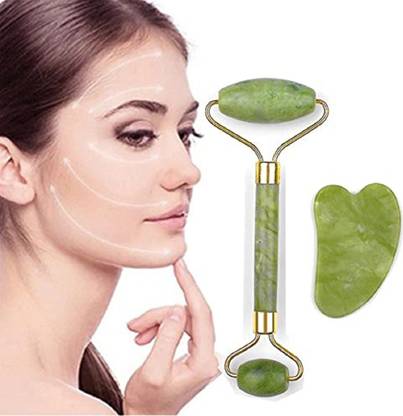FuerDanni FRD-107Health & Beauty Face Roller Stone With Heart Shape Marble Massager