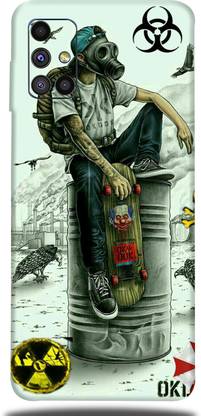 Mclaxa Mask Man Mobile Back Skin, Mask Man, Samsung Galaxy M51 Mobile Skin