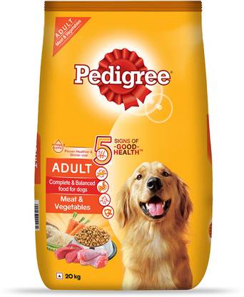 PEDIGREE Adult Meat, Vegetable 20 kg Dry Adult Dog Food