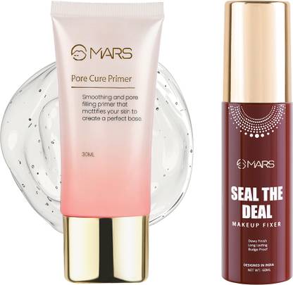 MARS Long Lasting Makeup Primer and Budge Proof Makeup Fixer  Primer  - 90 g