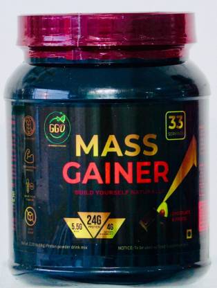 Go Green Organic Mass Gainer Weight Gainer Protein Powder Drink Mix Natural Gym Supplements Muscles Weight Gainers/Mass Gainers