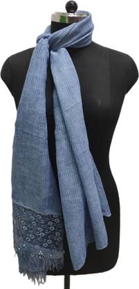 Stole For Women Embellished Cotton Blend Girls Fancy Scarf