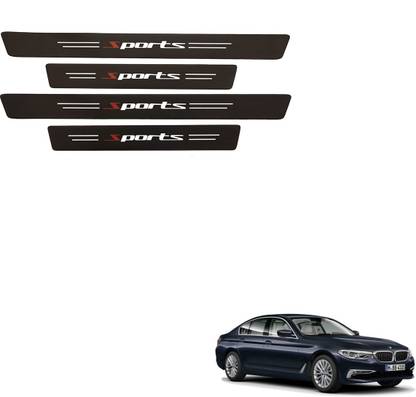 SEMAPHORE Decorative Carbon Fiber Car Anti-Scratch Sticker For BMW 5 Series Door Sill Plate