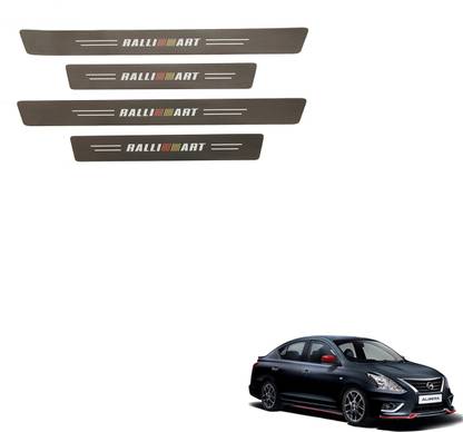 SEMAPHORE Decorative Carbon Sticker RALLIART Design For Nissan Almera 1.5 SVE Door Sill Plate