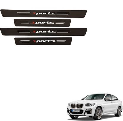 SEMAPHORE Decorative Carbon Fiber Car Anti-Scratch Sticker For BMW X4 M Sport X xDrive30 Door Sill Plate