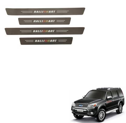SEMAPHORE Decorative Carbon Sticker RALLIART Design For Ford Endeavour Door Sill Plate