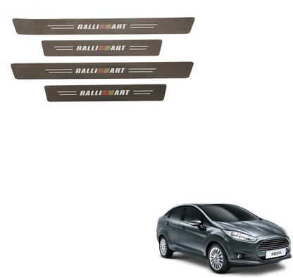 SEMAPHORE Decorative Carbon Sticker RALLIART Design For Ford Fiesta Door Sill Plate