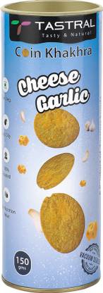 tastral Cheese Garlic coin Khakhra 150gm