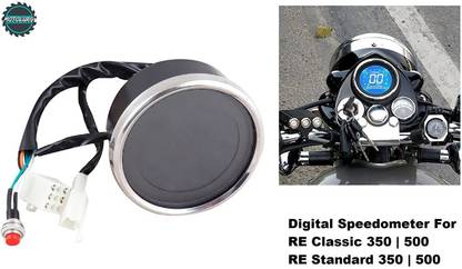 MOTOLURGY - Multicolor Digital Speedometer + Odometer for Royal Enfield Classic Standard Digital Speedometer