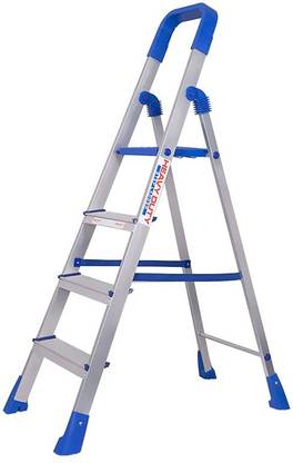 Quantes Stairway 4 Step Aluminium Ladder