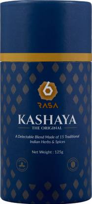 6rasa Kashaya - The Original, Herbal & Spice Tea ( 125g, Loose Powder) Herbs, Spices Herbal Tea Box