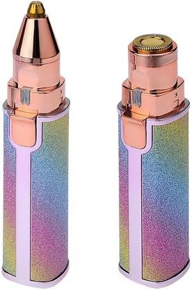 WunderVoX Trimmer Makeup Painless Eye Brow Epilator Mini Shaver Razors Women Portable-X131 Grooming Kit 45 min  Runtime 1 Length Settings