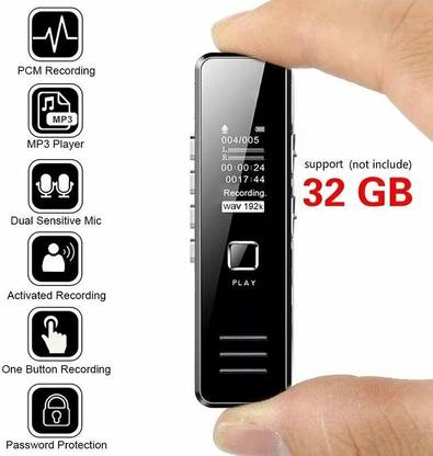 Okxmz Mini USB Flash Digital Audio Voice Recorder Dictaphone MP3 Player NA Voice Recorder