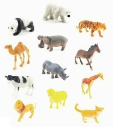 TOYICO! Big Size Animal Set 12 pc/set, Different Animal Set, 3+