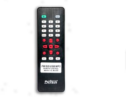 Dotsun Big Remote for Amplifier , Music systems and tower system compatible with Dotsun, And Majorly Indian manufactured Music system & Amplifiers Remote Controller