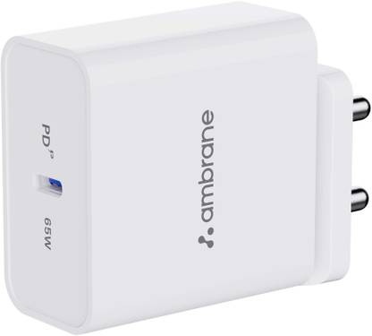 Ambrane 65 W Quick Charge 3.4 A Wall Charger for Mobile