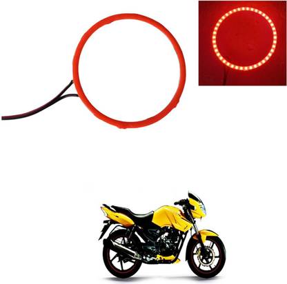 PRTEK 70mm COB Led Angel Eyes Headlight Halo Ring Warning Lamp 207 Projector Lens
