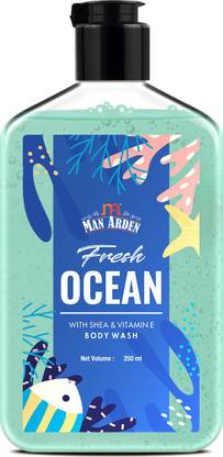 Man Arden Fresh Ocean Luxury Body Wash Infused With Shea Butter & Vitamin E