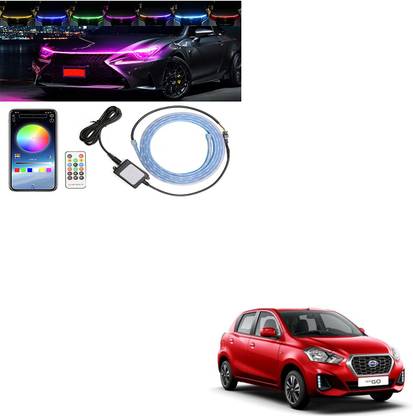 SEMAPHORE Car Hood Strip Light, APP and Remote Control For Datsun Go Car Fancy Lights