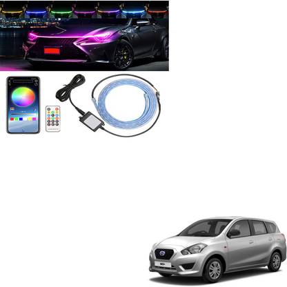 SEMAPHORE Car Hood Strip Light, APP and Remote Control For Datsun Go+ Car Fancy Lights