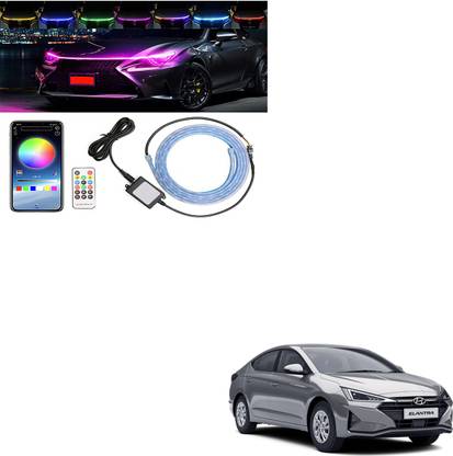 SEMAPHORE Car Hood Strip Light, APP and Remote Control For Hyundai Elantra Car Fancy Lights