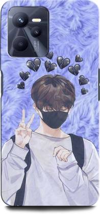 INTELLIZE Back Cover for Realme C35 ANIME BOY, BOY, ANIMATION, ATTITUDE BOY