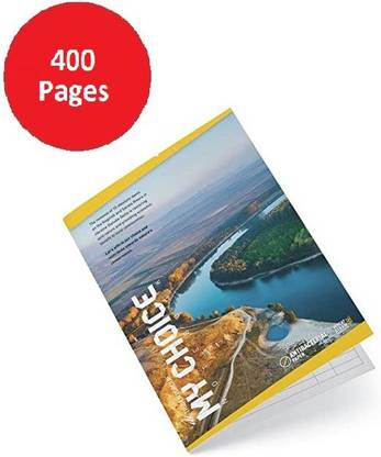 Navdurga Long Notebooks Single Line | Ruled Pages | Set of 12 Books A4 Notebook Ruled 400 Pages