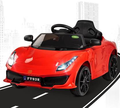 SmallBoyToys FF RED (1-5 Yrs) Car Battery Operated Ride On for kids Car Battery Operated Ride On