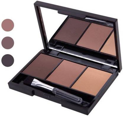KAIASHA 3 in 1 Instant Eyebrow Powder Cake Palette With Brush 10 g