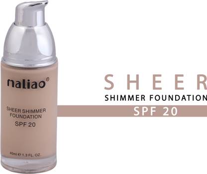 maliao Sheer Shimmer Water Proof Foundation SPF 20 40ml Foundation