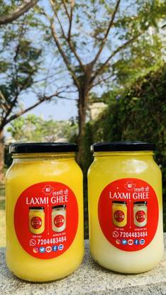 laxmighee Laxmi Ghee Cow 500ML Ghee 500 ml Glass Bottle Price in India ...