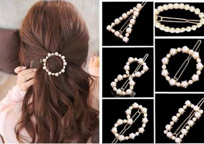 Rubela Pearl lock pin for women and girls (06 pieces) Hair Pin