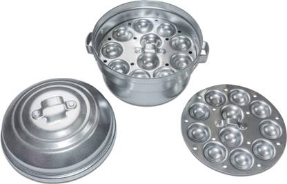 Kochen 22 Mini Idli Pot (Each Idli pit dia- 3.5 cm) Standard Idli Maker