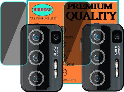 hirdesh Back Camera Lens Glass Protector for Lava Agni 5G