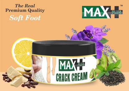 Max Plus Herbal Crack Cream with Kiwi, Cocoa Butter & Avocado, For Foot