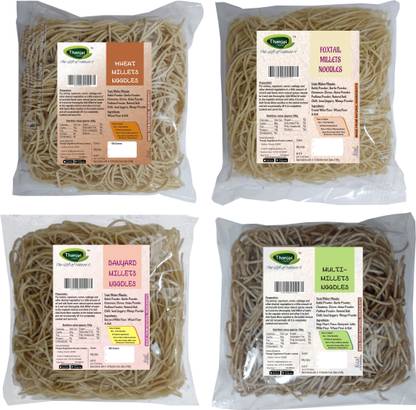 THANJAI NATURAL Millet Noodles Wheat|Barnyard|Multi and Foxtail Natural Processed Noodles | Instant Noodles Vegetarian