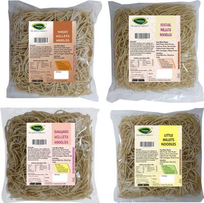 THANJAI NATURAL Millet Noodles Wheat|Barnyard|Little and Foxtail Natural Processed Noodles | Instant Noodles Vegetarian