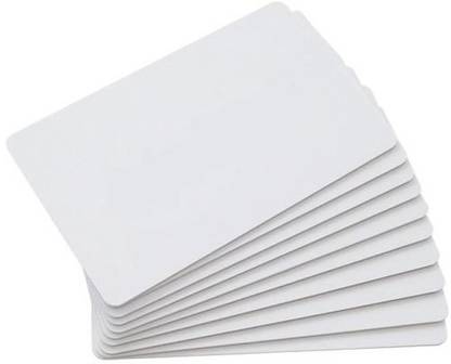 trade plus White PVC Cards For Aadhar card,id cards Set of 200 Cards Multi-function Color Thermal Transfer Printer