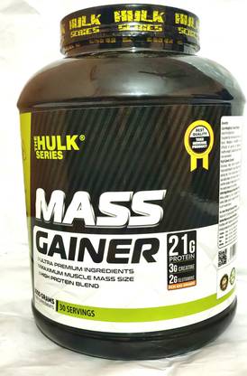 The Hulk CHOCOLATE (3KG) Weight Gainers/Mass Gainers