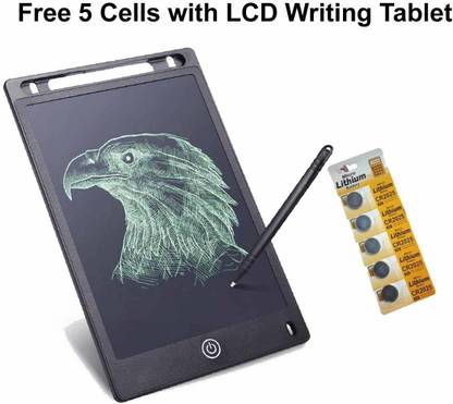 MINDKING 8.5 inch LCD Re-Writing Paperless Electronic Digital Notepad Board- FREE 5 Cells Sketch Pad