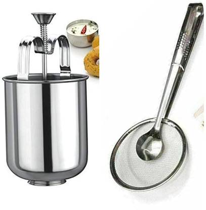 Crafty Stainless Steel Medu Vada Maker with Stand, mendu WADA Machine Vada Maker