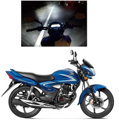 A2D Full Cobe Led Headlight Bulb Replacement Yellow-White for Honda CB Shine Headlight Motorbike LED for Honda (12 V, 12 W)