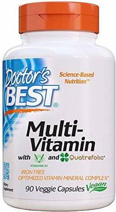 Doctor's Best Multi-Vitamin, Formulation Fully Optimized for Absorption, Vitamins, Minerals