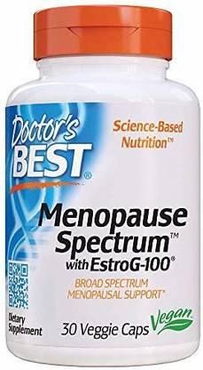 Doctor's Best Menopause Spectrum with EstroG-100, Non-GMO, Vegan, Gluten Free, Soy Free