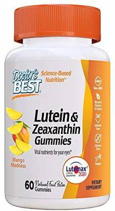 Doctor's Best Doctor’s Best Lutein Gummies with Lutemax 2020, 60 Ct, Chewable Natural Eye
