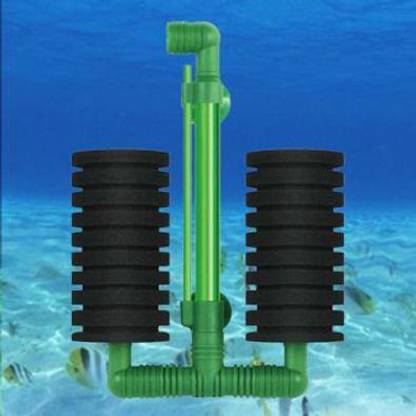 SoftSwiss Aquarium Bio-Sponge Filter, Biochemical Filter for Fish Tank, Model-PK004 (Pack of 1, Pump Not Included) Sponge Aquarium Filter Sponge Aquarium Filter